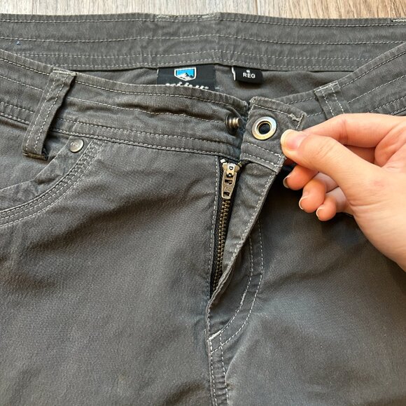 Kuhl Women's Splash Roll Up Pants in Shadow Gray Size 8 - Picture 5 of 14
